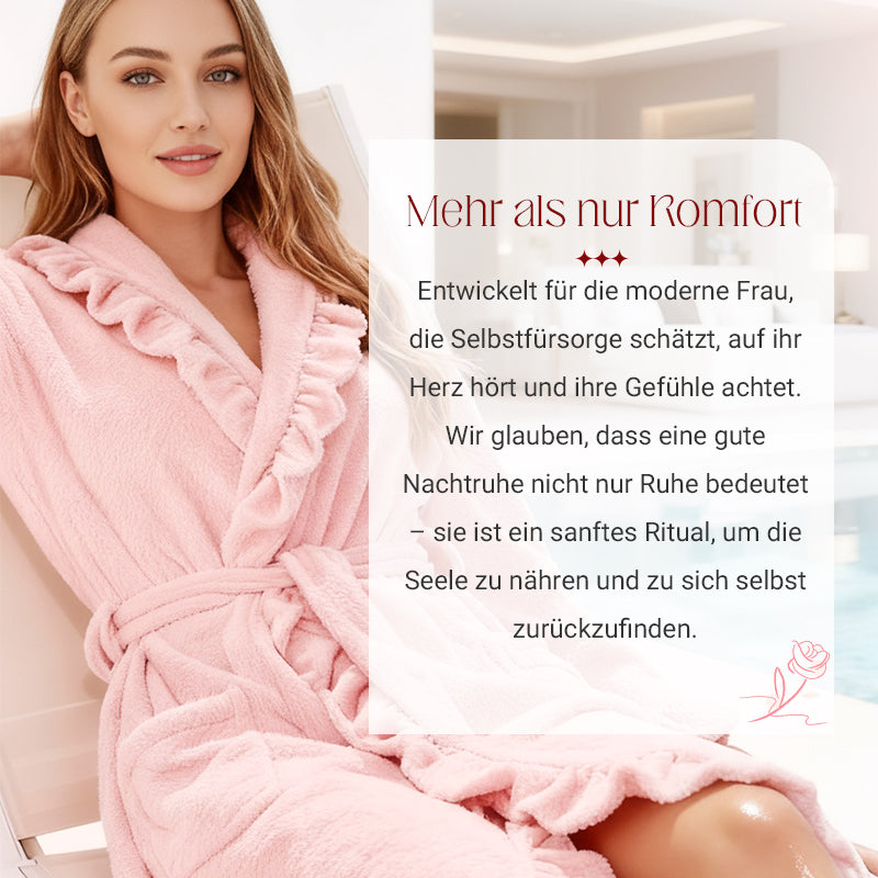⏳Zeitlich begrenztes Sonderangebot⏰Weicher flauschiger Bademantel 🧖♀️ – Hautfreundlicher Stoff, wohlige Wärme nach dem Duschen