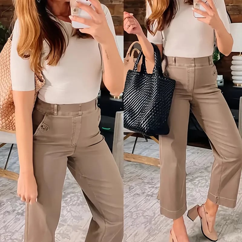 👖2025 HEISSER VERKAUF🔥Stretch-Twill-Shorts mit weitem Bein