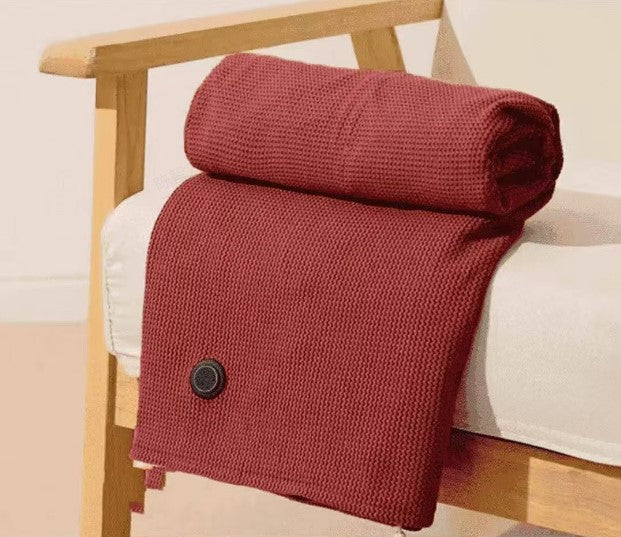 2025 Neues Design❄️✨Tragbare weiche elektrische Heizdecke mit Reißverschluss Shawl☀️