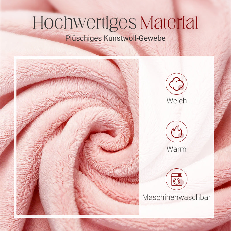 ⏳Zeitlich begrenztes Sonderangebot⏰Weicher flauschiger Bademantel 🧖♀️ – Hautfreundlicher Stoff, wohlige Wärme nach dem Duschen
