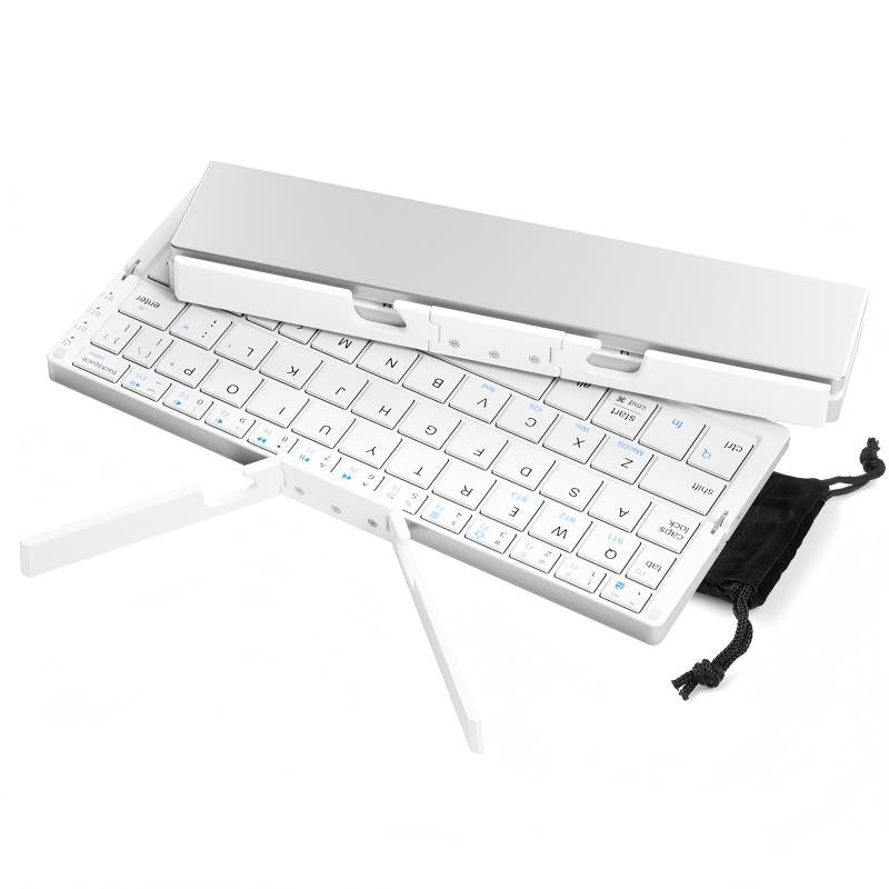 🔥50 % Rabatt⌨️📱 Faltbare Bluetooth Tastatur – Kabellos, Mini & Leise, Kompatibel mit Smartphone & iPad