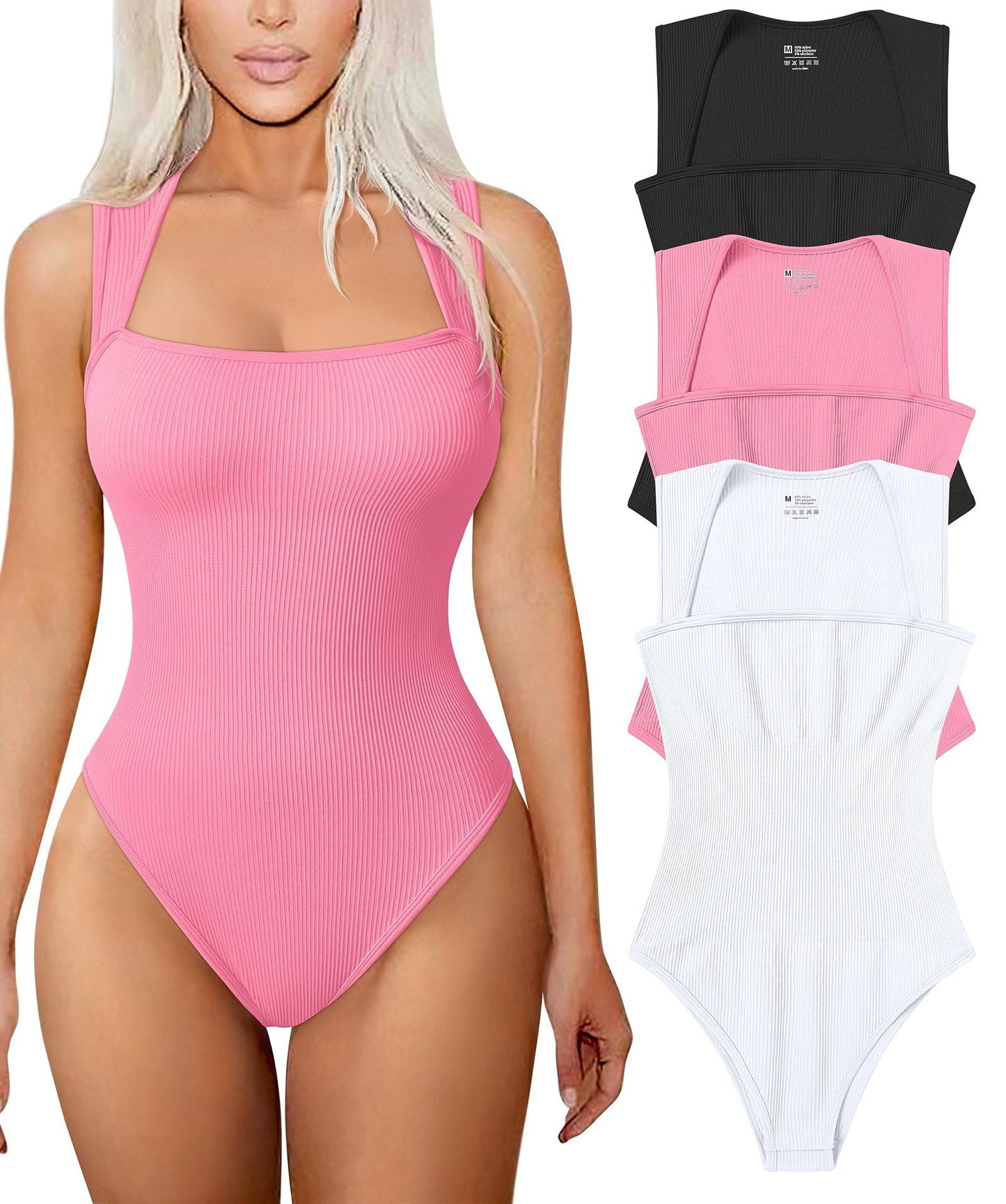 🔥Letzter Tag: 49 % Rabatt✨ Ärmellose figurformende Bodysuits mit Bauchkontrolle