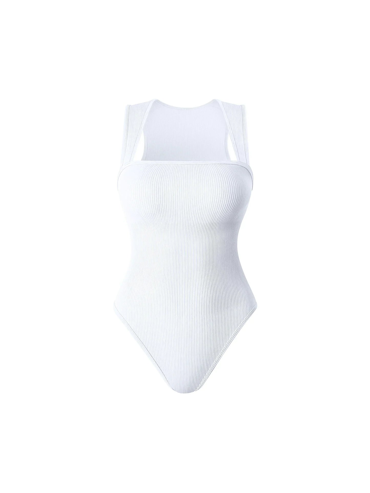🔥Letzter Tag: 49 % Rabatt✨ Ärmellose figurformende Bodysuits mit Bauchkontrolle