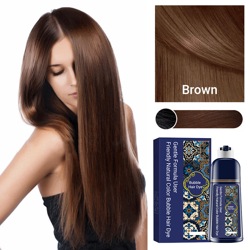 Sanfte Formel Benutzerfreundlich Natürliche Farbe Blase Haarfärbemittel