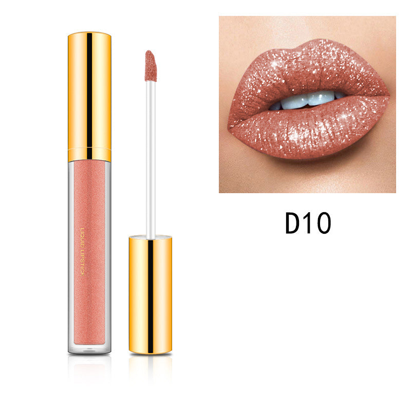 ✨💄Tagesangebot: Glänzender Metallic-Lipstick – 1+1 gratis! (Nur heute)