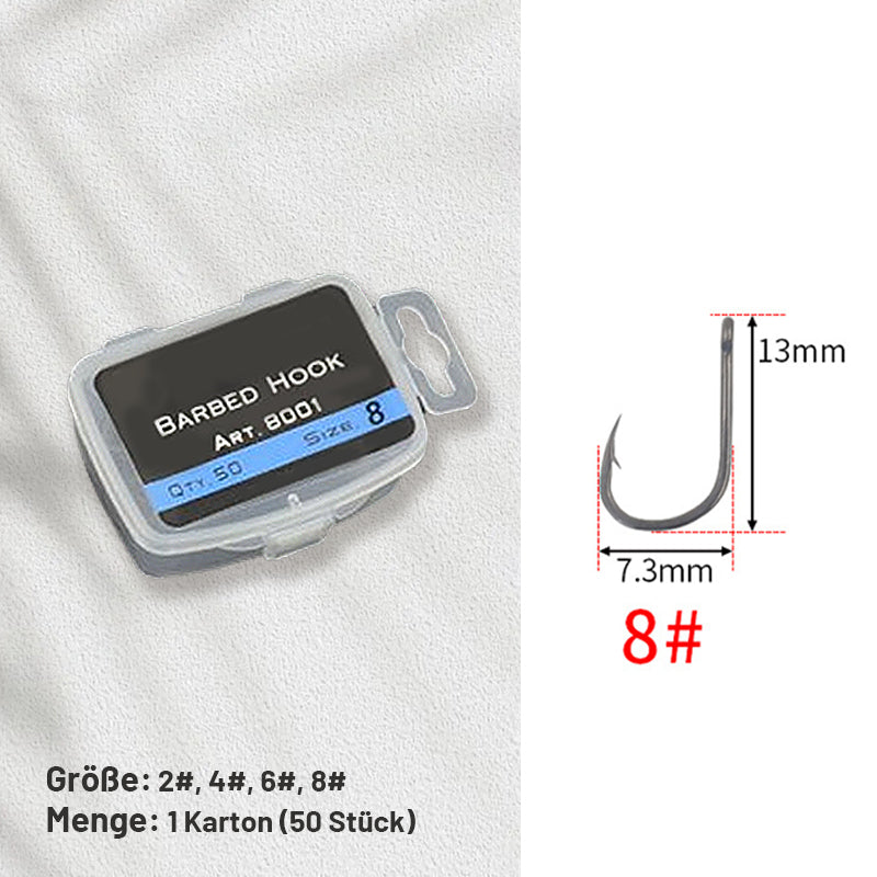 Professionelle Teflon-Angelhaken mit Widerhaken