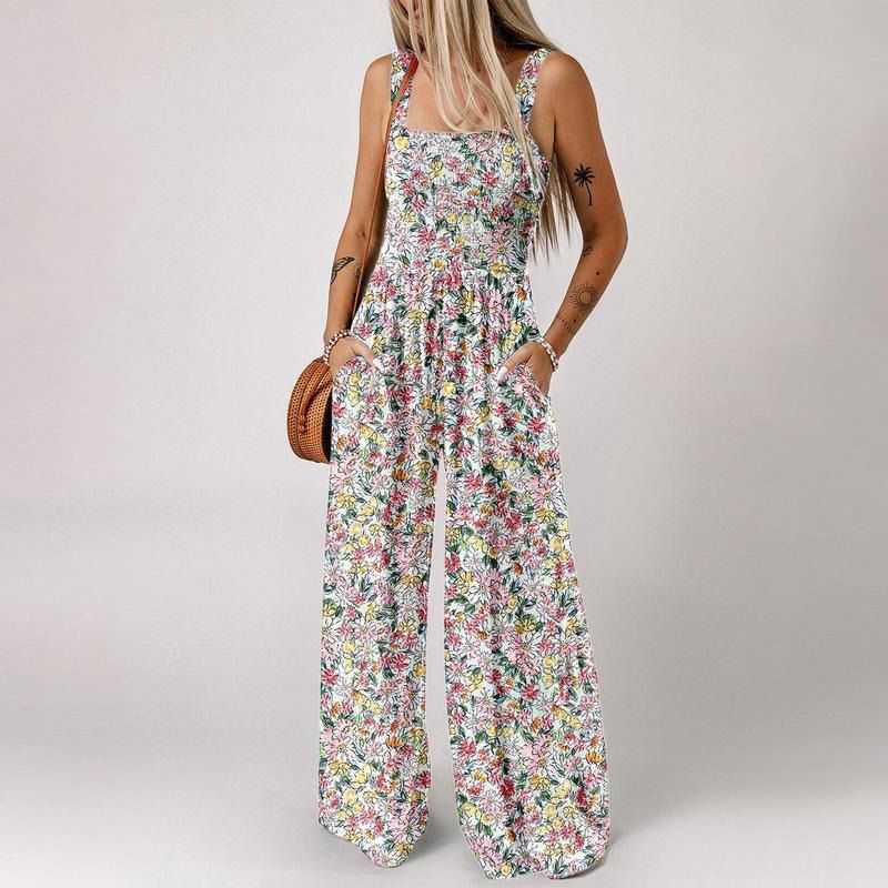 💕50% Rabatt🦋 Lässiger, ärmelloser Overall mit Aufdruck für Damen💕