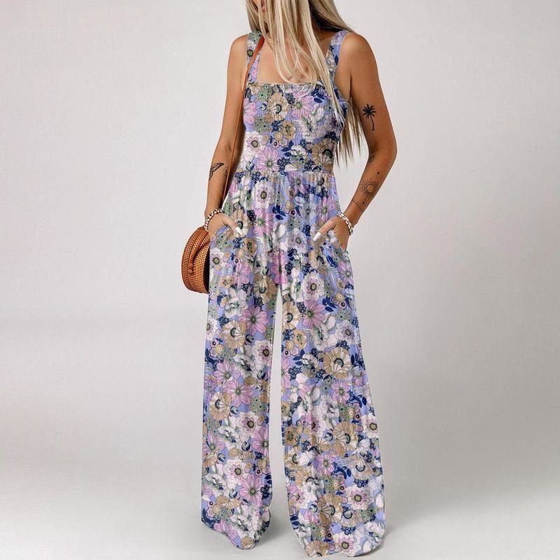 💕50% Rabatt🦋 Lässiger, ärmelloser Overall mit Aufdruck für Damen💕