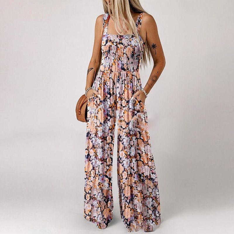 💕50% Rabatt🦋 Lässiger, ärmelloser Overall mit Aufdruck für Damen💕