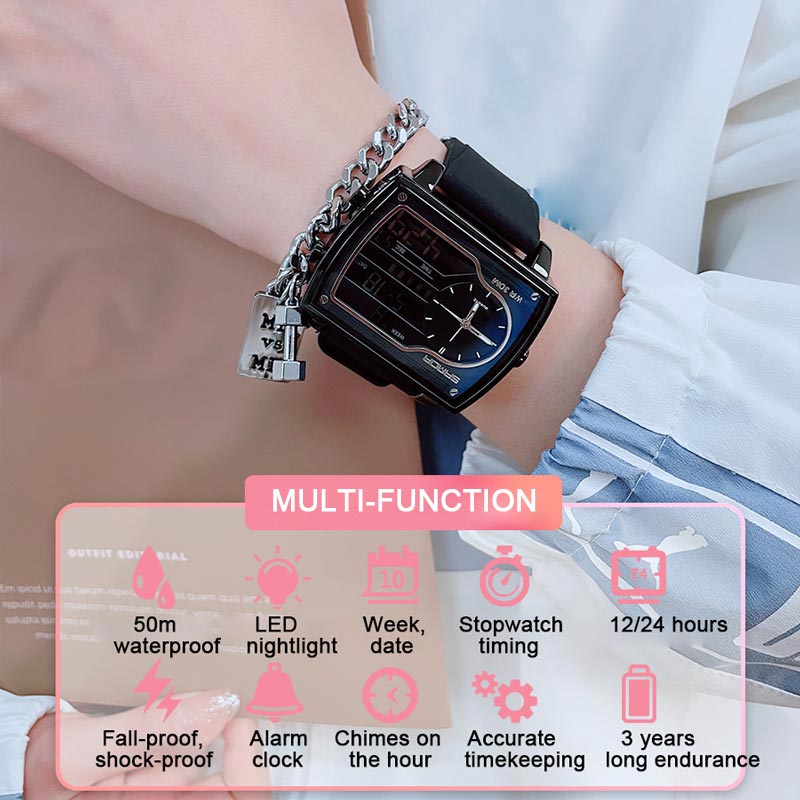 High-End große Zifferblatt wasserdicht leuchtende mechanische Uhr