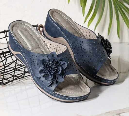 💥【Heißer Verkauf-49% Rabatt】🧅 Orthopädische Sandalen mit Fußgewölbeunterstützung aus weichem Leder