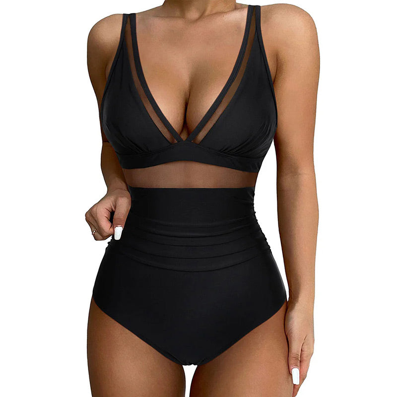 🌷Treffen Sie den Sommer 50% Rabatt🏝️Mesh Tummy Control Badeanzug