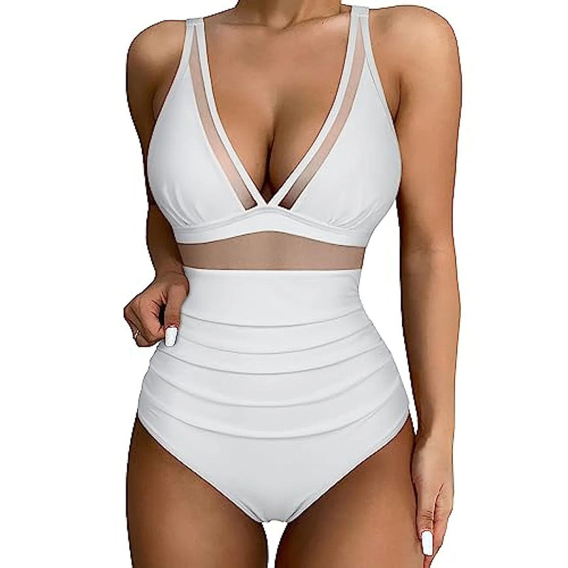 🌷Treffen Sie den Sommer 50% Rabatt🏝️Mesh Tummy Control Badeanzug