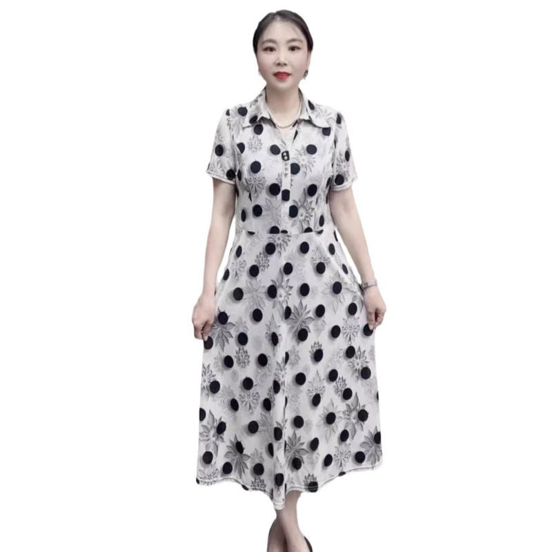 66%Rabatte💥 Elegantes, bedrucktes, übergroßes Kleid für Damen