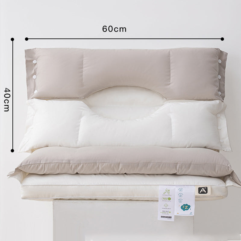 Weiche und harte Zweizonen-Nackenstütze