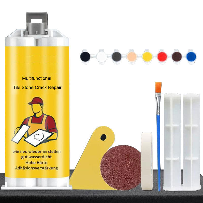 💥2 kaufen, 1 gratis-🏠✨Multifunktionale Reparatursets für Risse in Fliesen und Steinen