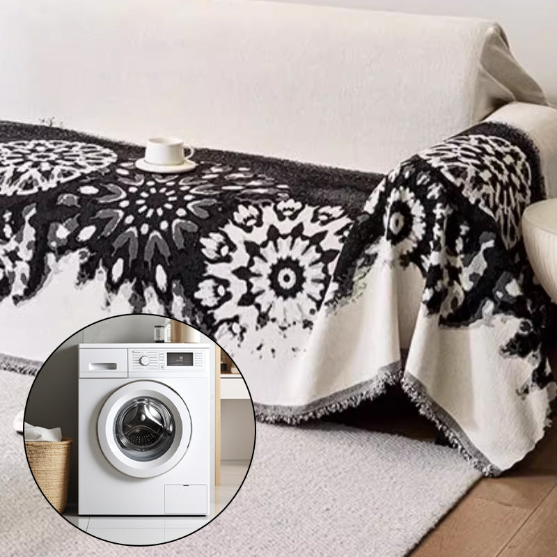 💥💖Elegante Sofabezüge aus Chenille mit Quasten, die Katzenkratzer abhalten