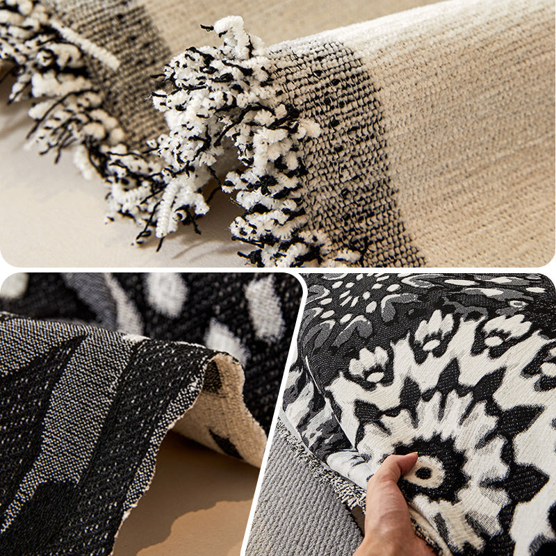 💥💖Elegante Sofabezüge aus Chenille mit Quasten, die Katzenkratzer abhalten