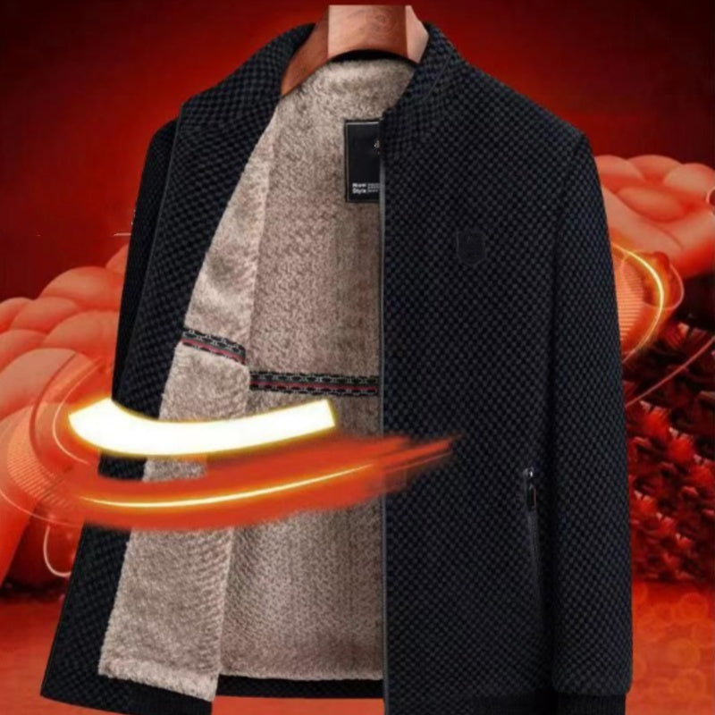 🎉Black Friday - Early Bird Price🎉Herren Winter Synthetik Fleece gefüttert Warme Jacke
