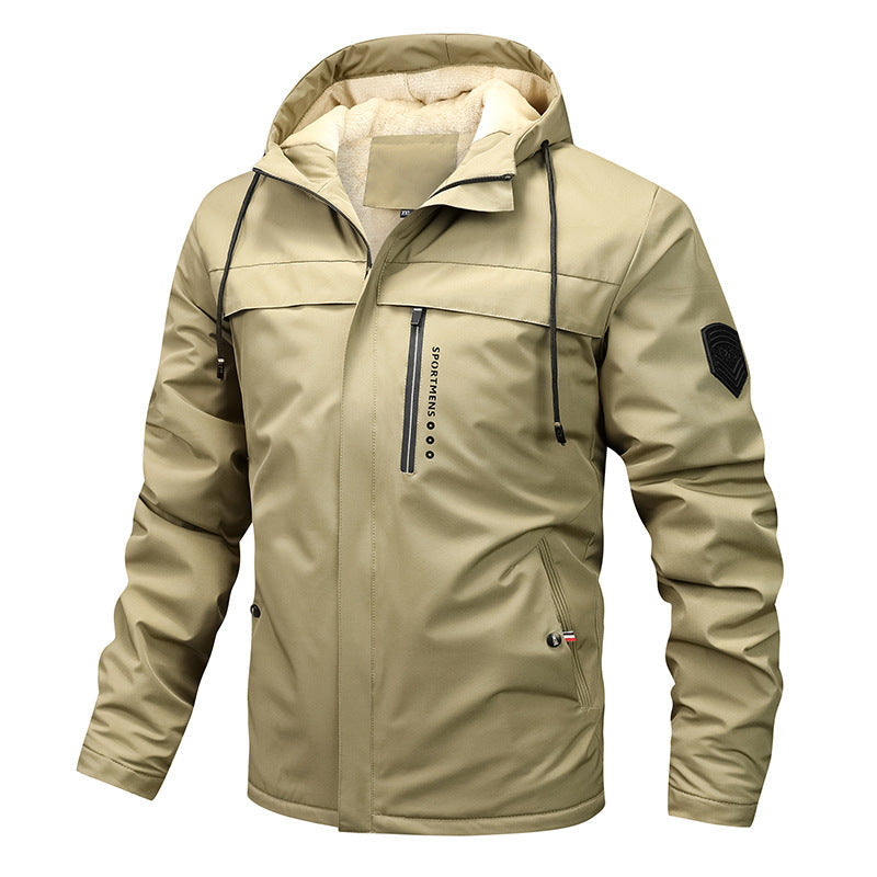 ❄️Winter Specials❄️ Herren Freizeitjacke Windbreaker mit dicker Kapuze