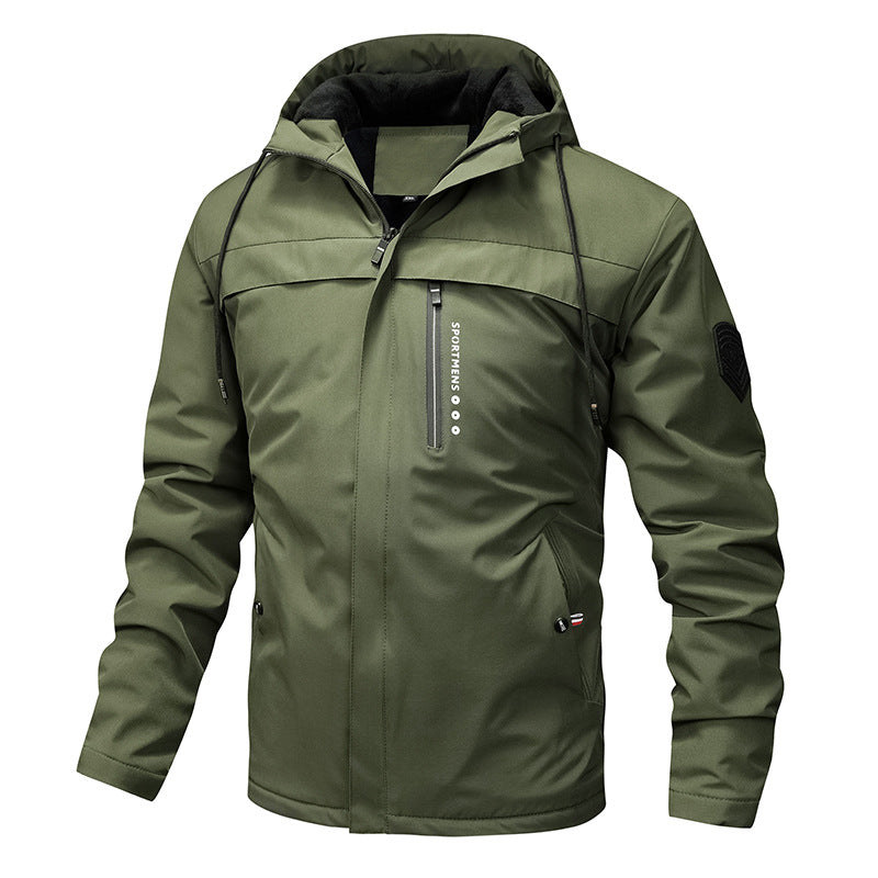 ❄️Winter Specials❄️ Herren Freizeitjacke Windbreaker mit dicker Kapuze