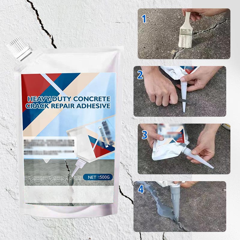 Hochleistungsfähiger Klebstoff zur Reparatur von Betonrissen💦🪛