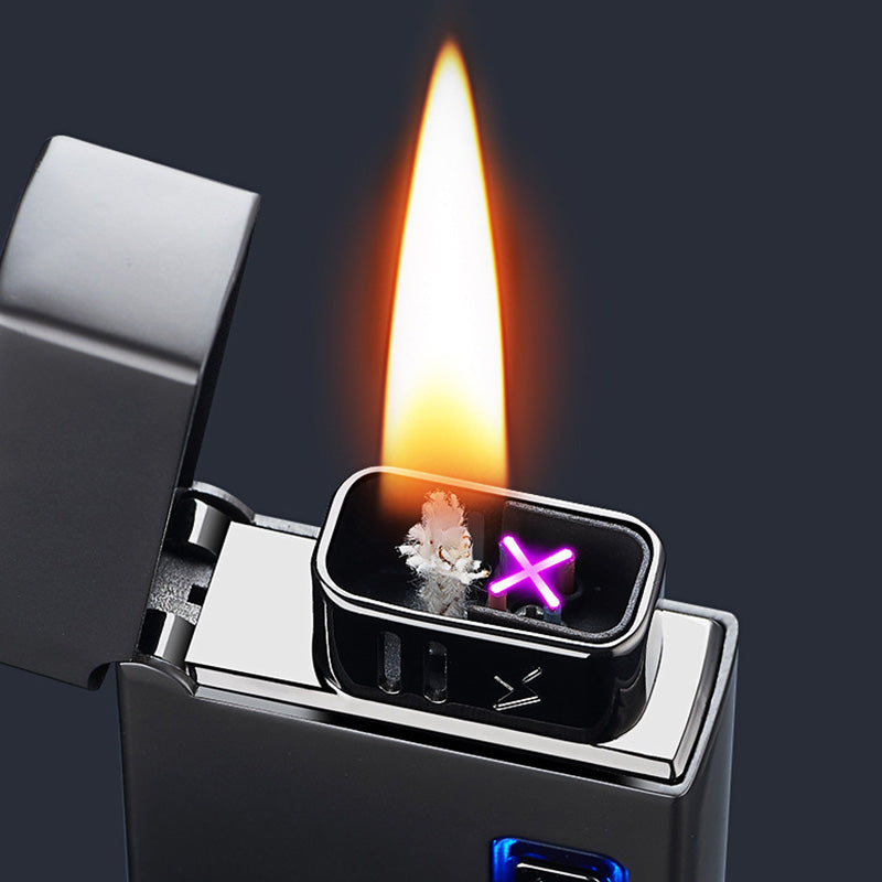 🧳🎁Weihnachtsvorverkauf🔥Wiederaufladbares Induktionskerosinfeuerzeug mit Indikator