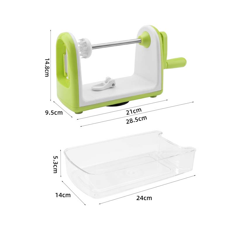 2025 50% Rabatt auf neue Modelle✨🔪Manueller Spiral-Gemüseschneider
