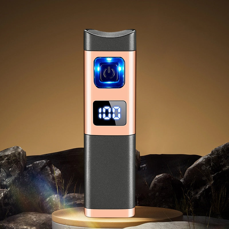 2025 Neues Design✨🔥Wiederaufladbares & nachfüllbares Zigarrenfeuerzeug mit LED-Anzeige