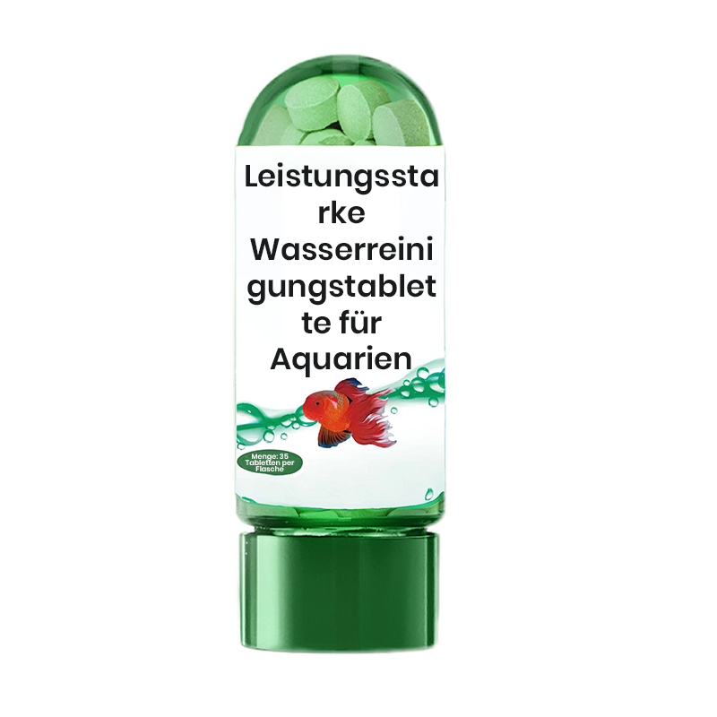♻️💧Leistungsfähige Tablette zur Reinigung von Aquarienwasser