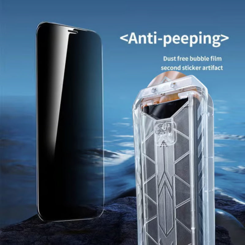 ⏳Begrenzte Zeit 28% Rabatt💥HD/Anti-Peeping Stoßfestes, staubdichtes und Anti-Fingerabdruck-Displayschutzset