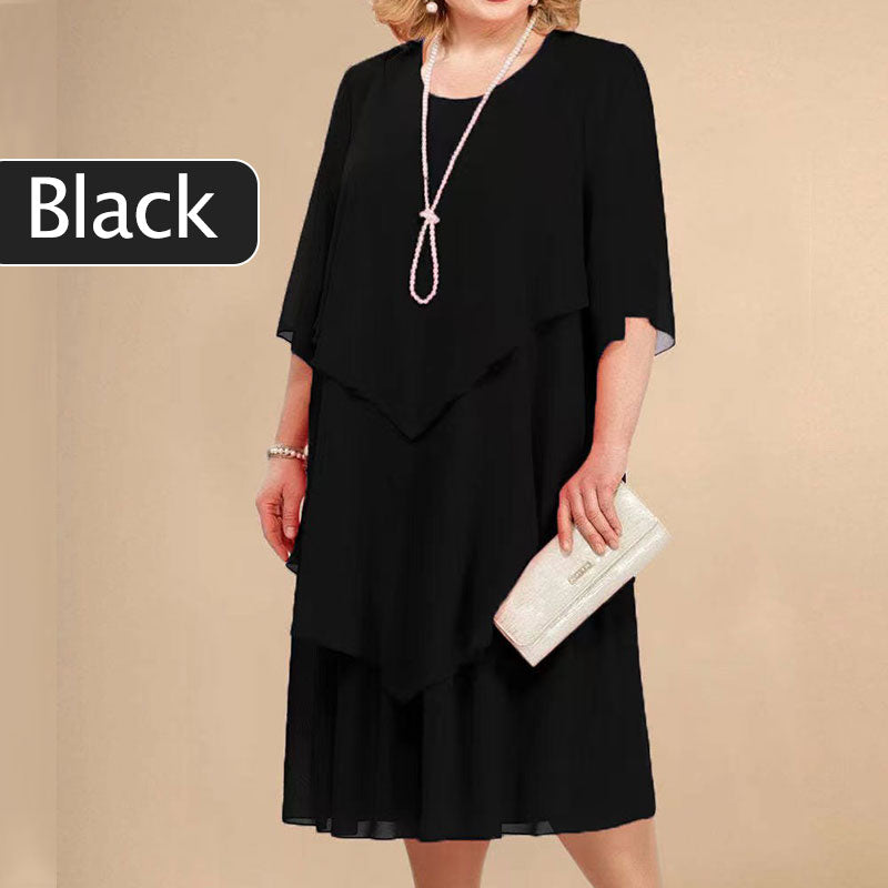 👗50% Rabatt🔥Midikleid im Lagenlook Plus Size