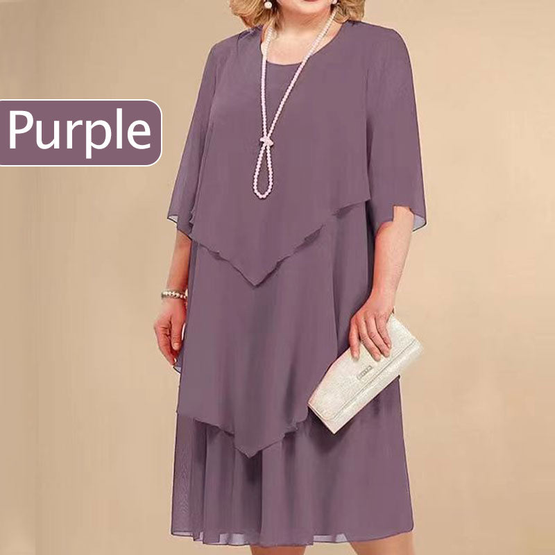 👗50% Rabatt🔥Midikleid im Lagenlook Plus Size