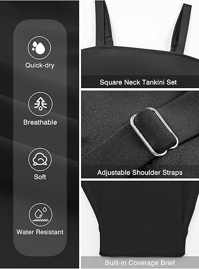 💥Letztes Tagessonderangebot 50% RABATT🩱Vintage-Tankini-Badeanzüge mit Bauchkontrolle für Damen