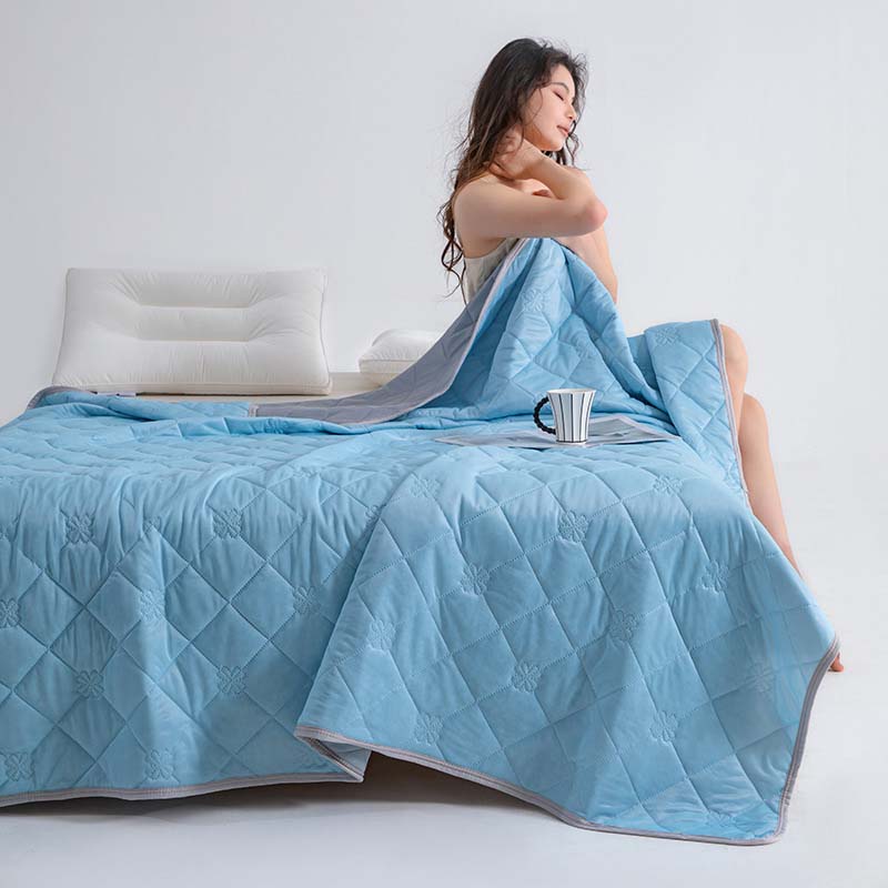 🌙Last Day 50% OFF-❄️Breathable Bedruckte waschbare Sommer Kühlung Comforter