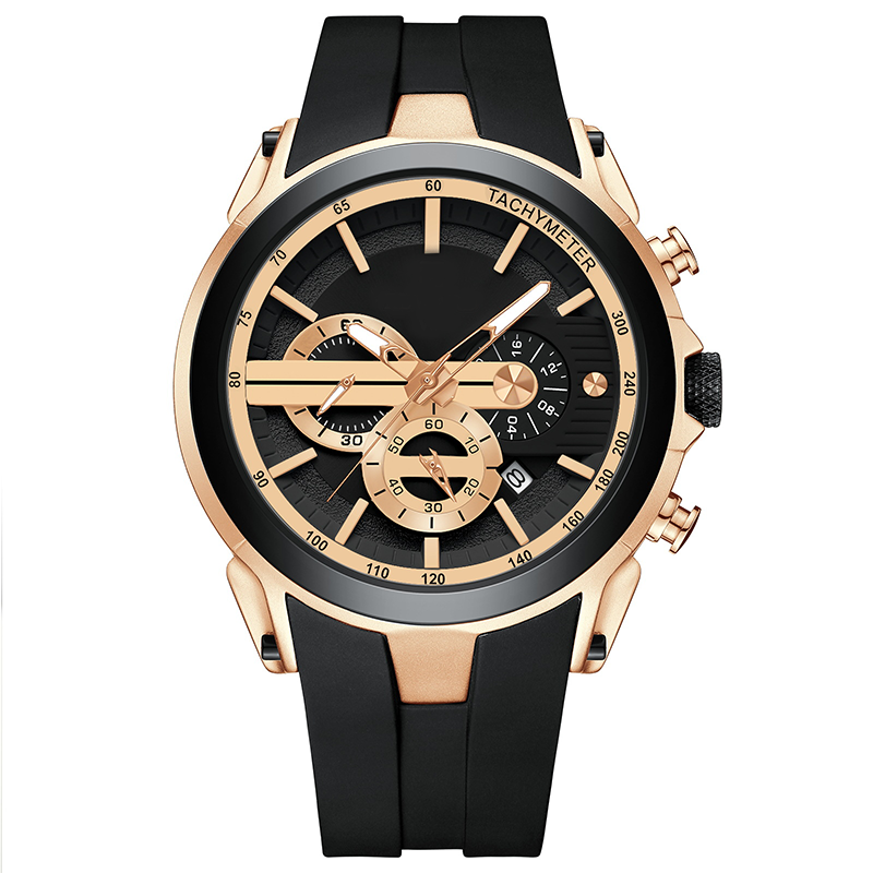 🔥⌚Sportuhr im Stil mit Leuchtanzeige, Silikonarmband und wasserdichtem Design