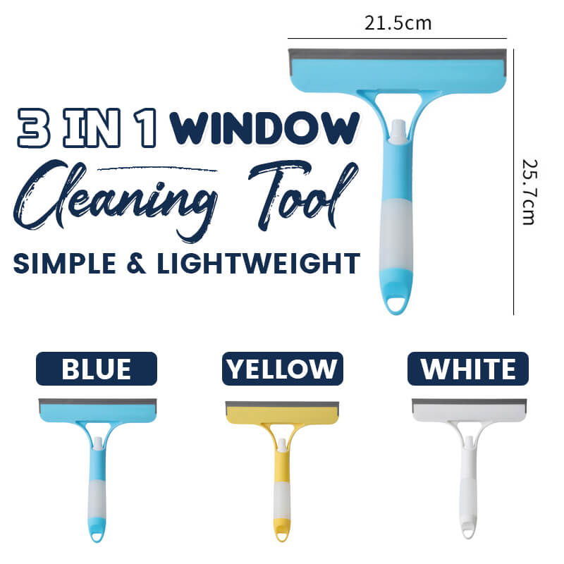 💦✨Haus und Auto Universal-Mehrzweck 3-in-1-Fensterwischer