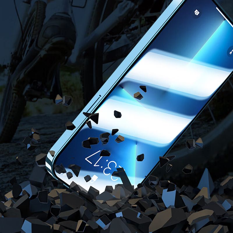 Pousbo® Matte Metallrahmen Schnalle Telefon Fall für iPhone