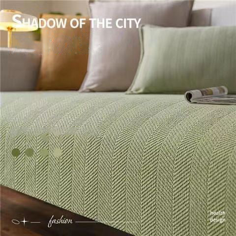 Fischgräten-Chenille Stoff Möbelschutz, Sofa Abdeckung