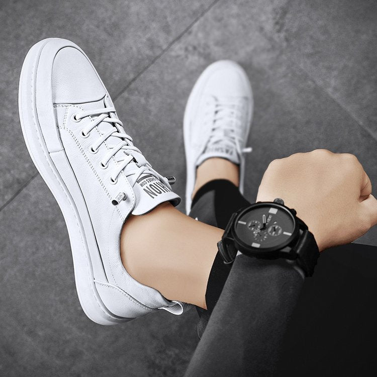 Vielseitige Freizeitschuhe aus echtem Leder für Männer