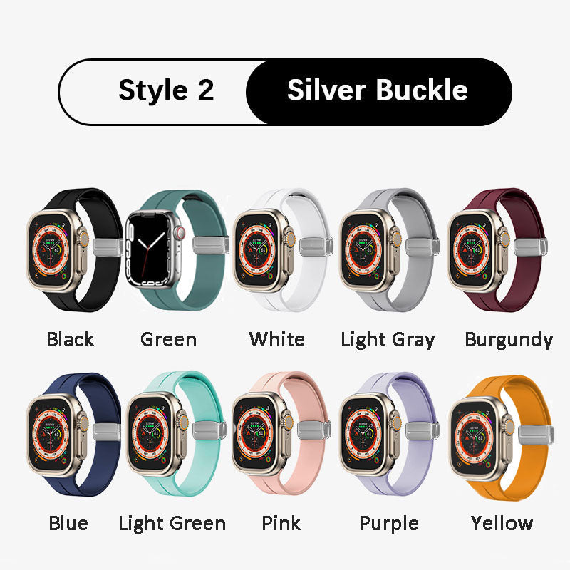 Magnetisches Silikonarmband für Apple Watch(50% OFF)