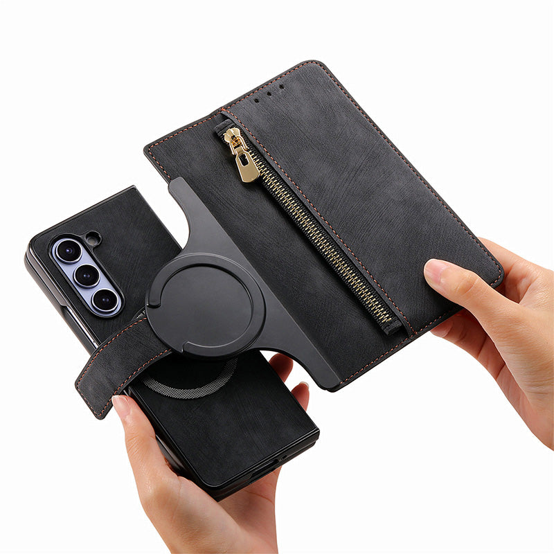 Abnehmbare magnetische Brieftasche Telefonhülle