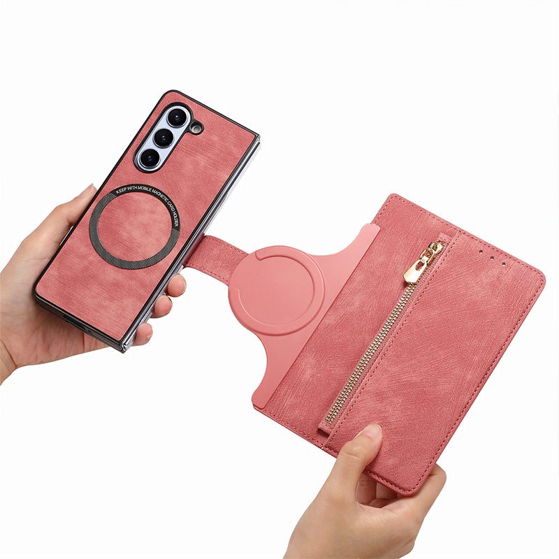 Abnehmbare magnetische Brieftasche Telefonhülle