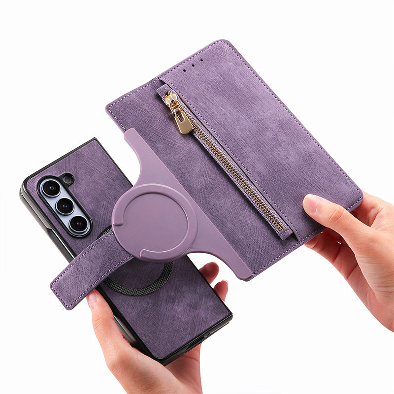 Abnehmbare magnetische Brieftasche Telefonhülle
