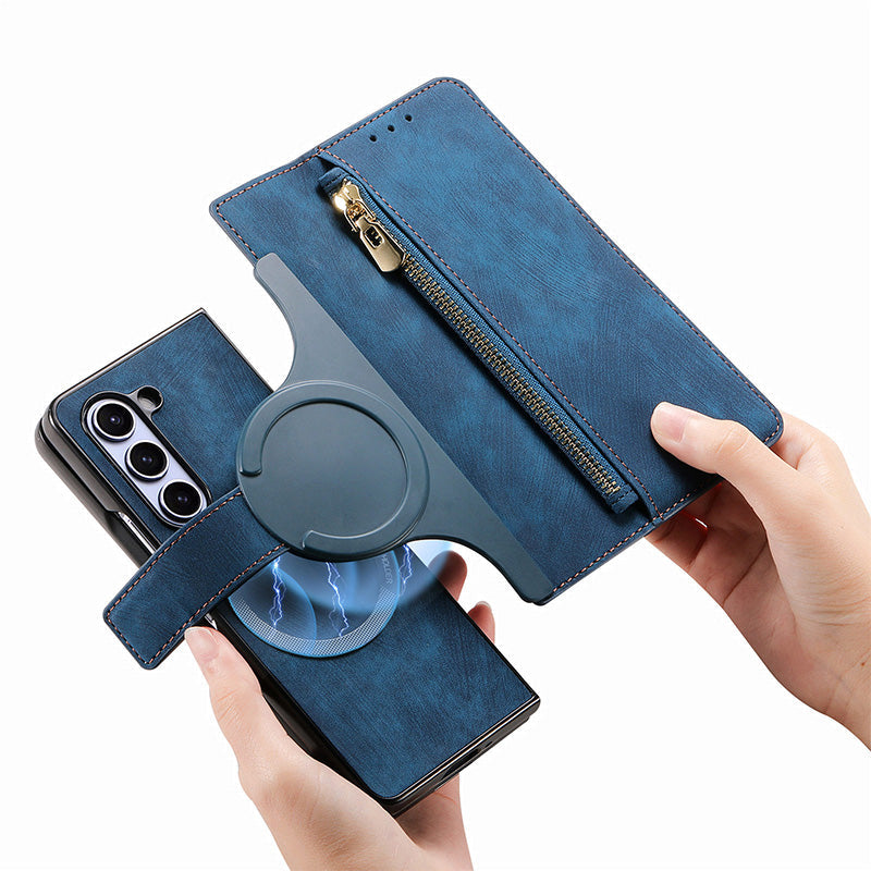 Abnehmbare magnetische Brieftasche Telefonhülle