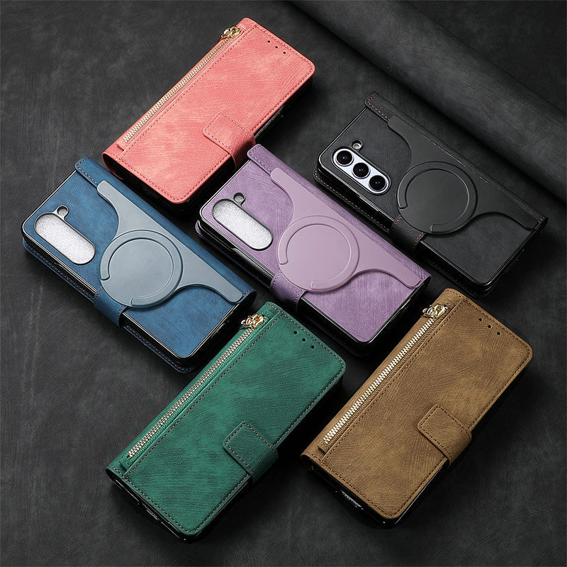Abnehmbare magnetische Brieftasche Telefonhülle