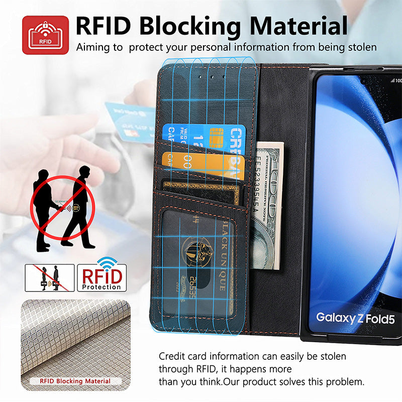Abnehmbare magnetische Brieftasche Telefonhülle