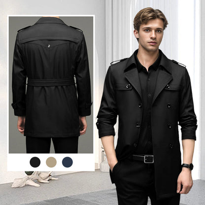 👔🍂Saisonale Sonderangebote – Herren-Windjacke mit doppelter Knopfleiste