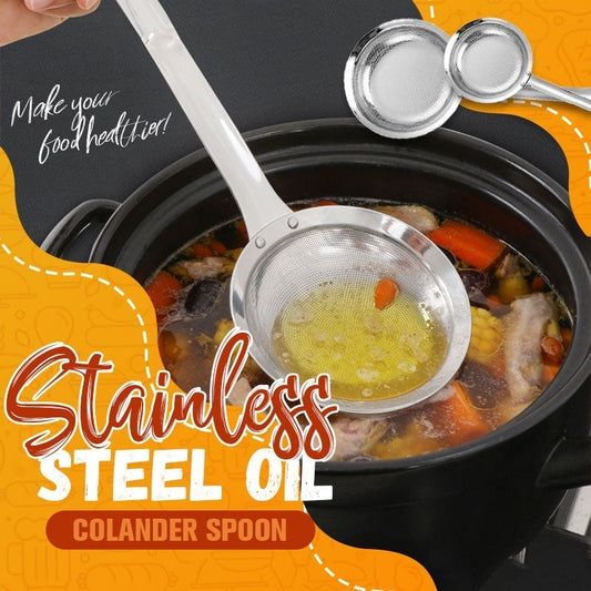 Edelstahl Öl-Schöpf- und Sieblöffel (50 % RABATT)