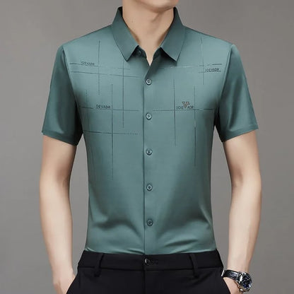 🎁Heißer Verkauf 50% OFF⏳Herren Casual Revers Atmungsaktiv Knitterfrei T-Shirt